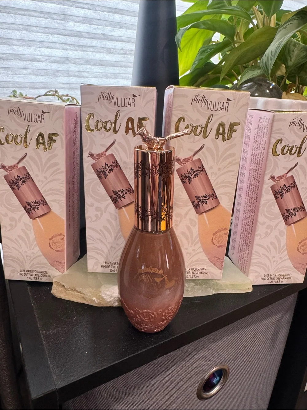Lot of 4 Pretty Vulgar Cool AF lava water Foundation shade 92 skin candy -